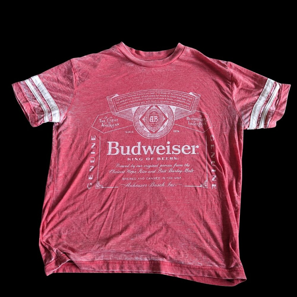 Budweiser King of Beers T-Shirt | Vintage Look Graphic Tee for Men & Women